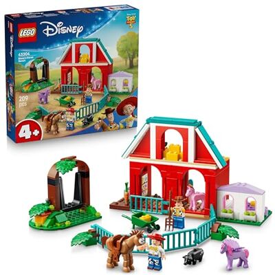 Lego Disney and Pixar Toy Story 5 Blazes hästranch – Byggset med lada – Byggleksak med häststall, Woody och Jessie – För flickor och pojkar – Rolig present för barn från 4 år – 43304 Lego Disney and Pixar Toy Story 5 Blazes hästranch – Byggset med lada – Byggleksak med häststall, Woody och Jessie – För flickor och pojkar – Rolig present för barn från 4 år – 43304
