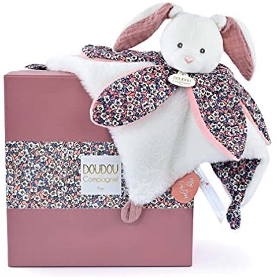 Doudou et Compagnie Boh'aime rosa kanin kronblad rosa 27 cm födelsedagspresent vacker presentförpackning DC4027 Doudou et Compagnie Boh'aime rosa kanin kronblad rosa 27 cm födelsedagspresent vacker presentförpackning DC4027