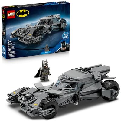 Lego DC Batman Batman v Superman Batmobile – Superhjälteleksak – Bilbyggset med minifigur för pojkar och flickor från 9 år – Samlarmodell till 20-årsjubileet – Present till barn – 76331 Lego DC Batman Batman v Superman Batmobile – Superhjälteleksak – Bilbyggset med minifigur för pojkar och flickor från 9 år – Samlarmodell till 20-årsjubileet – Present till barn – 76331