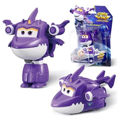 Super Wings YW780210 Supercharged Jett flygplan Transformer Höjd ca 12,7 cm, docka för barn, leksaksflygplan och robotfigur för pojkar och flickor från 3 år Super Wings YW780210 Supercharged Jett flygplan Transformer Höjd ca 12,7 cm, docka för barn, leksaksflygplan och robotfigur för pojkar och flickor från 3 år