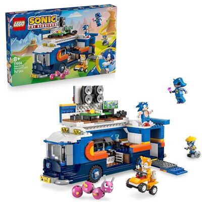 Lego Sonic the Hedgehog Team Sonic Command Truck Toy Interactive Set with an ATV Car & 5 Figures incl. Tails Gift for 8+ Year Old Boys, Girls & Gaming Fans 77006 Lego Sonic the Hedgehog Team Sonic Command Truck Toy Interactive Set with an ATV Car & 5 Figures incl. Tails Gift for 8+ Year Old Boys, Girls & Gaming Fans 77006