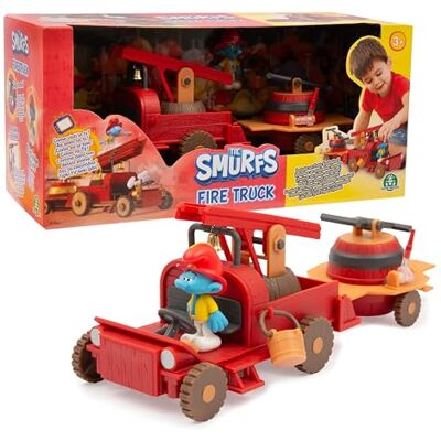 Giochi Preziosi Smurfarna Smurfbrandbil lekset med realistiska funktioner, tillbehör och smurfkaraktär 5,5 cm ingår för barn från 3 år Giochi Preziosi Smurfarna Smurfbrandbil lekset med realistiska funktioner, tillbehör och smurfkaraktär 5,5 cm ingår för barn från 3 år
