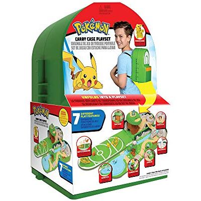 Pokémon Carry Case; ryggsäck Väska Leksaksset, Pikachu, Charmander, Squirtle Pokémon Carry Case; ryggsäck Väska Leksaksset, Pikachu, Charmander, Squirtle