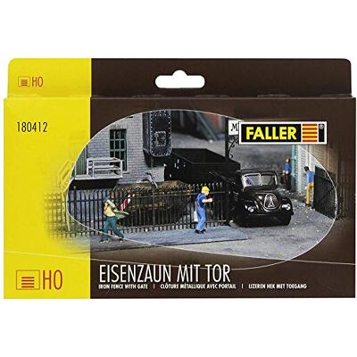 Faller 180412 – järnstaket med grind Faller 180412 – järnstaket med grind