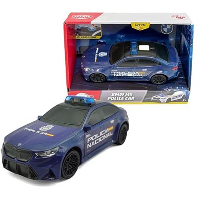 Simba Dickie Toys BMW M5 polis 15 cm ljus och ljud, polisbil 1:36 med friktionssystem, 3 år (203712037SI2) Simba Dickie Toys BMW M5 polis 15 cm ljus och ljud, polisbil 1:36 med friktionssystem, 3 år (203712037SI2)