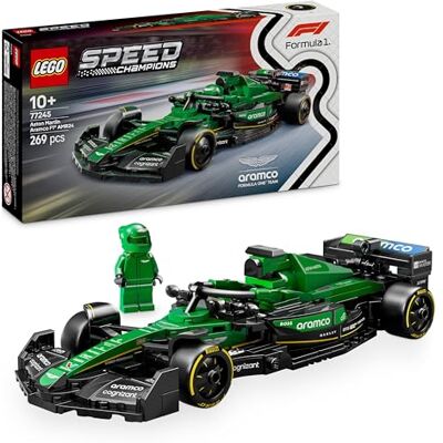 Lego Speed Champions Aston Martin Aramco F1 AMR24 racerbil Fordonsset, Byggbar bilmodell för barn, Lekset med 1 minifigur, Förarset och Formel 1- samlargåva för pojkar och flickor 77245 Lego Speed Champions Aston Martin Aramco F1 AMR24 racerbil Fordonsset, Byggbar bilmodell för barn, Lekset med 1 minifigur, Förarset och Formel 1- samlargåva för pojkar och flickor 77245