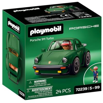 Playmobil Bilar x Porsche 911 Turbo Klassisk modell G i Collector's Edition med figur och tillbehör För 5-åriga fans 72239 Playmobil Bilar x Porsche 911 Turbo Klassisk modell G i Collector's Edition med figur och tillbehör För 5-åriga fans 72239