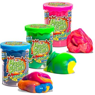 CRAZE Magic Slime POOUPSIE Noise 3 x set tjocka pups slime barn 3 x 100 g, 31049, paket barnleksaker, 17,1 x 5,7 x 7,6 cm CRAZE Magic Slime POOUPSIE Noise 3 x set tjocka pups slime barn 3 x 100 g, 31049, paket barnleksaker, 17,1 x 5,7 x 7,6 cm