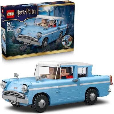 Lego Harry Potter Förtrollad flygande Ford Anglia – Byggset för barn med bil och 3 karaktärer – Leksak och rumsdekoration – Present med Harry Potter för pojkar, flickor och fans från 14 år – 76470 Lego Harry Potter Förtrollad flygande Ford Anglia – Byggset för barn med bil och 3 karaktärer – Leksak och rumsdekoration – Present med Harry Potter för pojkar, flickor och fans från 14 år – 76470