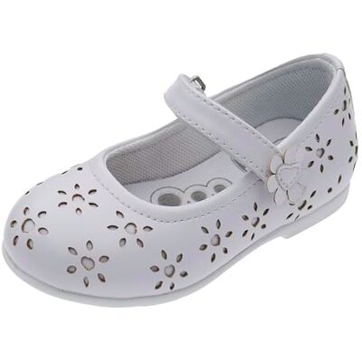 Chicco Ballerina med kardborreband, flickor, Vit, 32 EU Chicco Ballerina med kardborreband, flickor, Vit, 32 EU