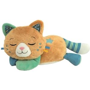 Clementoni Andningsbar plyschleksak Soothing Sleep Companion med lugnande vibration, musik och naturljud Washable Soft Toy for Babies and Toddlers Clementoni Andningsbar plyschleksak Soothing Sleep Companion med lugnande vibration, musik och naturljud Washable Soft Toy for Babies and Toddlers