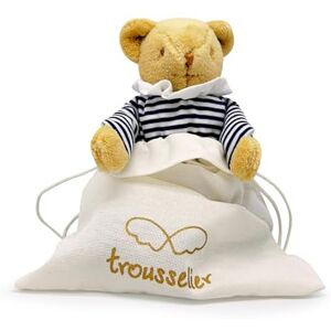 Trousselier Bebe Bear Angelbo med skallra nallebjörn bomull sjöman nyfödd pojke flicka present teddybjörn 20 cm blandad baby Trousselier Bebe Bear Angelbo med skallra nallebjörn bomull sjöman nyfödd pojke flicka present teddybjörn 20 cm blandad baby