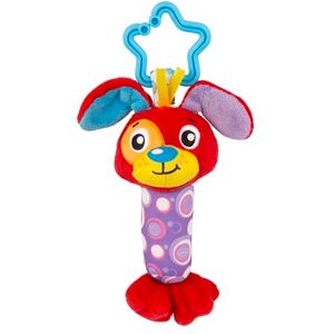 Playgro Clipsy Penny Valp Sensorisk valp med Tingeling, barnvagnsklämma, mjuka texturer och levande färger, nyfödda Playgro Clipsy Penny Valp Sensorisk valp med Tingeling, barnvagnsklämma, mjuka texturer och levande färger, nyfödda