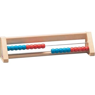 WISSNER ® lära sig aktivt – 20 räkneramar röd/blå – RE-Wood® WISSNER ® lära sig aktivt – 20 räkneramar röd/blå – RE-Wood®