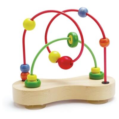 Hape E1801 Double Bubble Wooden Bead Maze Hape E1801 Double Bubble Wooden Bead Maze