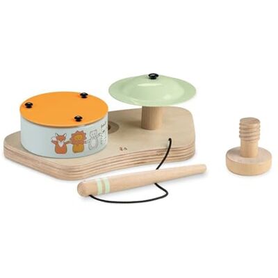 Hauck Play Drums S, Animals – trumma musikspel från 10 månader, kompatibelt med Play Tray-spelbräde för Alpha+, Beta+ & Arketa barnstol, babyleksaker främjar ögonhand-koordination Hauck Play Drums S, Animals – trumma musikspel från 10 månader, kompatibelt med Play Tray-spelbräde för Alpha+, Beta+ & Arketa barnstol, babyleksaker främjar ögonhand-koordination