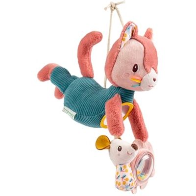 Lilliputiens , Jeanne Cat Acti Nomad, baby aktivitetsleksak, från 3 månader Uppvaknande leksak för mysig, barnvagn, bil, uppvaknande båge med bollskallra och spegel, nyfödd baby present Lilliputiens , Jeanne Cat Acti Nomad, baby aktivitetsleksak, från 3 månader Uppvaknande leksak för mysig, barnvagn, bil, uppvaknande båge med bollskallra och spegel, nyfödd baby present