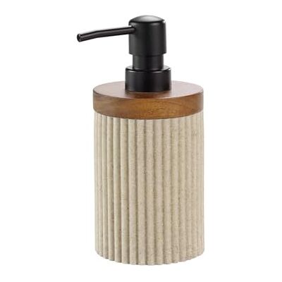 NIAGARA Tvål dispenser - Plast beige 8 x 17 cm NIAGARA Tvål dispenser - Plast beige 8 x 17 cm