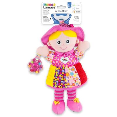 Lamaze My Friend Emily, Clip on Pram and Pushchair Newborn Baby Toy, Sensory Toy for Babies Boys and Girls from 0 to 6 Months Lamaze My Friend Emily, Clip on Pram and Pushchair Newborn Baby Toy, Sensory Toy for Babies Boys and Girls from 0 to 6 Months