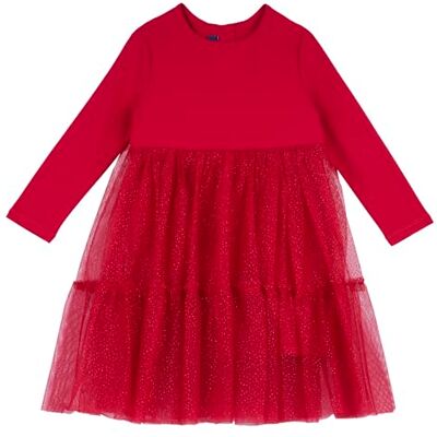 Chicco , julklänning för flickor och baby, med bekväm öppning på baksidan, gjord av varmt och mjukt tyg, maskintvättbar, kläder för flickor och baby, presentidé flicka, designad i Italien, Röd (3), 12 Chicco , julklänning för flickor och baby, med bekväm öppning på baksidan, gjord av varmt och mjukt tyg, maskintvättbar, kläder för flickor och baby, presentidé flicka, designad i Italien, Röd (3), 12