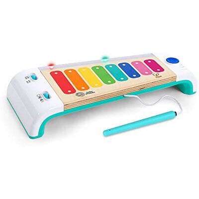 Baby Einstein Hape Magic Touch Xylophone Wooden Musical Toy Instruments for Toddlers, Cause and Effect, 2 Play Modes, 30+ Melodies, Lights and Volume Control, Age 12 Months + Baby Einstein Hape Magic Touch Xylophone Wooden Musical Toy Instruments for Toddlers, Cause and Effect, 2 Play Modes, 30+ Melodies, Lights and Volume Control, Age 12 Months +