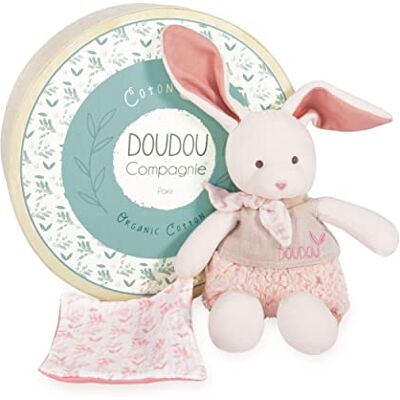 Doudou et Compagnie Rabbit Doudou Ekologisk Doudou Rosa 22 cm Botanisk Ekologisk Doudou DC3961 Doudou et Compagnie Rabbit Doudou Ekologisk Doudou Rosa 22 cm Botanisk Ekologisk Doudou DC3961