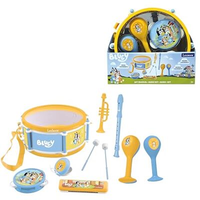 Lexibook , Bluey, K360BYLXB Musikset 7 delar Bluey, Blå Gul, K360BYLXB Lexibook , Bluey, K360BYLXB Musikset 7 delar Bluey, Blå Gul, K360BYLXB