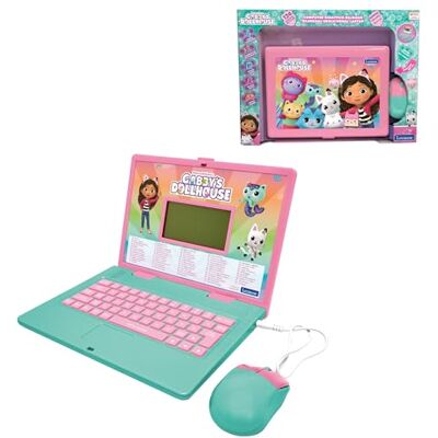 Lexibook , The Doll House of Gabby, Engelska/italienska tvåspråkiga pedagogiska datorer, 124 aktiviteter för språk, skrivande, matematik, logik, musik och spel, rosa/blå, JC598GDHi5 Lexibook , The Doll House of Gabby, Engelska/italienska tvåspråkiga pedagogiska datorer, 124 aktiviteter för språk, skrivande, matematik, logik, musik och spel, rosa/blå, JC598GDHi5