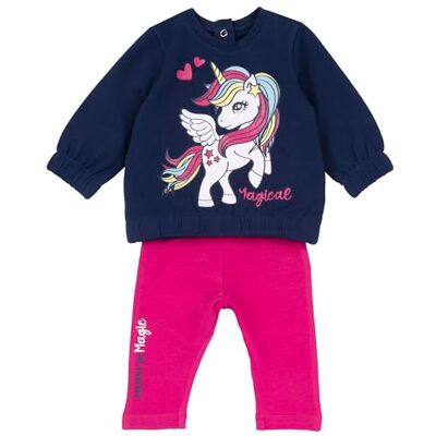 Chicco Tvådelat set för flickor, Rosenröd, 4 �r Chicco Tvådelat set för flickor, Rosenröd, 4 �r