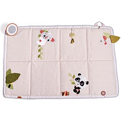 Tiny Love Super Mat, Baby Aktivitetsmatta, Vikbar Småbarn Lekmatta (150 x 100 cm), 0+ Månader, 6 Aktiviteter, Småbarn Lekmatta, Magtid Spegel, Träskallra, Skrynklig leksak, 12 Månadskort, Boho Chic Tiny Love Super Mat, Baby Aktivitetsmatta, Vikbar Småbarn Lekmatta (150 x 100 cm), 0+ Månader, 6 Aktiviteter, Småbarn Lekmatta, Magtid Spegel, Träskallra, Skrynklig leksak, 12 Månadskort, Boho Chic