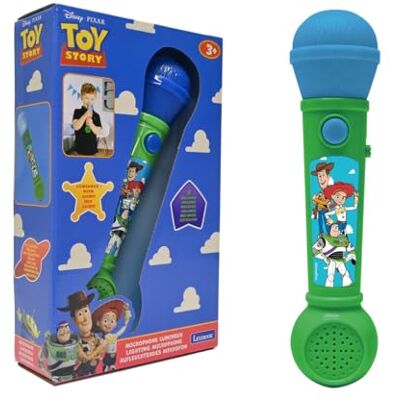 Lexibook , Toy Story, Mikrofon med ljus, MIC80TSLXB Inbyggd högtalare, applådljud, demomelodier, ljuseffekter Lexibook , Toy Story, Mikrofon med ljus, MIC80TSLXB Inbyggd högtalare, applådljud, demomelodier, ljuseffekter