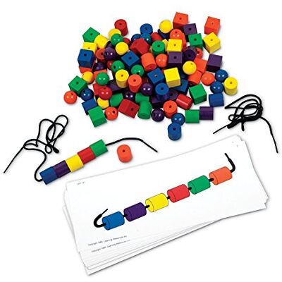 Learning Resources LER0139 Set med pärlor och mönsterkort Learning Resources LER0139 Set med pärlor och mönsterkort