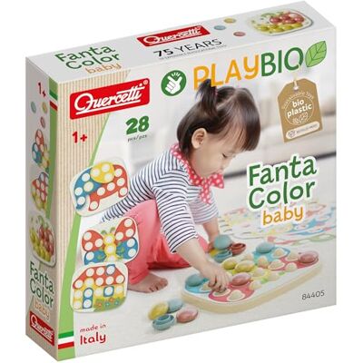 Quercetti 84405 -84405 FantaColor Baby Play Bio, Multicoloured Quercetti 84405 -84405 FantaColor Baby Play Bio, Multicoloured