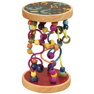 B. toys Babyleksak motorikloopar med träpärlor träleksak, motorikleksak, montessori babyleksak med ljud för barn från 18 månader B. toys Babyleksak motorikloopar med träpärlor träleksak, motorikleksak, montessori babyleksak med ljud för barn från 18 månader