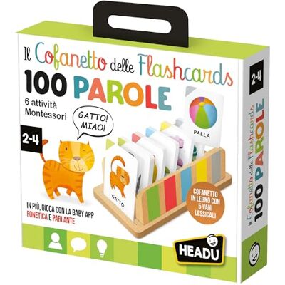 Headu Montessori Flashcards Box Den rikaste samlingen av Flashcards för att lära sig de första orden Pedagogiska spel 2 3 4 år gammal, barnflashkort, montessorispel, barngåva Headu Montessori Flashcards Box Den rikaste samlingen av Flashcards för att lära sig de första orden Pedagogiska spel 2 3 4 år gammal, barnflashkort, montessorispel, barngåva