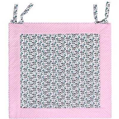 LULANDO mjuk vadderad krypande filt lekfilt. Mjuk och bekväm lekmatta spelmatta baby i tre olika färger 150 cm x 150 cm Pink Rocking Horse LULANDO mjuk vadderad krypande filt lekfilt. Mjuk och bekväm lekmatta spelmatta baby i tre olika färger 150 cm x 150 cm Pink Rocking Horse