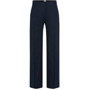 Brax Style Maine S Culotte-form i 100% linne, 22 marinblå, 38W / 30L Brax Style Maine S Culotte-form i 100% linne, 22 marinblå, 38W / 30L