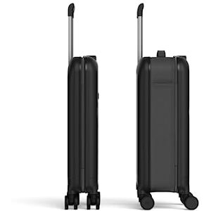 Rollink Vega 360 Spinner – lätt, vikbar väska för platsbesparande förvaring., svart, Carry-On, avslappnad Rollink Vega 360 Spinner – lätt, vikbar väska för platsbesparande förvaring., svart, Carry-On, avslappnad