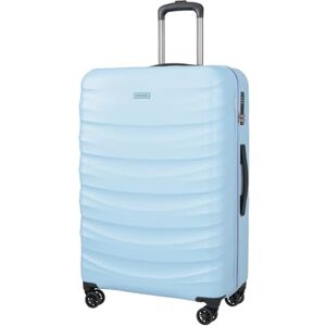 PUCCINI Polykarbonat resväska Valencia hårt skal handbagage vagn lätt resväska med tvillinghjul M-L-XL, blå, XL, Stor resväska PUCCINI Polykarbonat resväska Valencia hårt skal handbagage vagn lätt resväska med tvillinghjul M-L-XL, blå, XL, Stor resväska