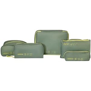 American Tourister Packningskuber Set 5 Delar, Reseorganisatör & Väskorganisatör För Kläder, Skor Och Tillbehör, Bagageorganisatör För Väska Och Handbagage, Oliv/Lime American Tourister Packningskuber Set 5 Delar, Reseorganisatör & Väskorganisatör För Kläder, Skor Och Tillbehör, Bagageorganisatör För Väska Och Handbagage, Oliv/Lime