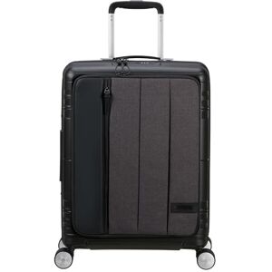 American Tourister American Tourist Hello Cabin Spinner S, Expanderbart handbagage, 55 cm, 39/45 L, Gray (Grey Melange) American Tourister American Tourist Hello Cabin Spinner S, Expanderbart handbagage, 55 cm, 39/45 L, Gray (Grey Melange)