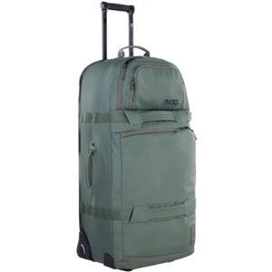 EVOC WORLD TRAVELLER 125l resväska, (resväska med teleskophandtag, utbytbara skatehjul, stabil EVA-bottenkonstruktion), mörk olivgrön EVOC WORLD TRAVELLER 125l resväska, (resväska med teleskophandtag, utbytbara skatehjul, stabil EVA-bottenkonstruktion), mörk olivgrön