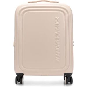 Mandarina Duck LOGODUCK + Trolley Cabin EXP, Vit mocha, Logotyp: Mandarina Duck LOGODUCK + Trolley Cabin EXP, Vit mocha, Logotyp:
