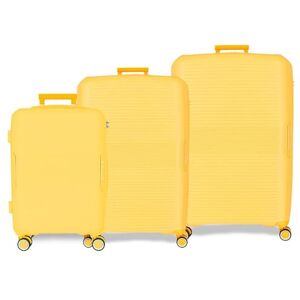 MOVOM Inari Resväska set, en storlek, Gul, Talla única, Bagageset MOVOM Inari Resväska set, en storlek, Gul, Talla única, Bagageset