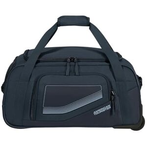 American Tourister City Racer Resväska med Hjul 55 cm, 50 L Handbagage med Stort Utrymme och Skofack Vattenavvisande, Smart Sleeve, Robust Blå (Navy) American Tourister City Racer Resväska med Hjul 55 cm, 50 L Handbagage med Stort Utrymme och Skofack Vattenavvisande, Smart Sleeve, Robust Blå (Navy)