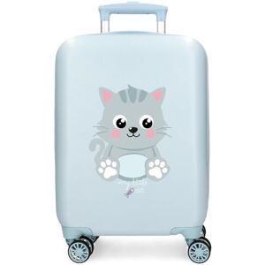 ROLL ROAD Happy Pets blå kabinväska 33 x 50 x 20 cm hård 2 kg sida kombinationslås ABS 2 kg 28 L handbagage, Blå, Talla única, Kabinväska ROLL ROAD Happy Pets blå kabinväska 33 x 50 x 20 cm hård 2 kg sida kombinationslås ABS 2 kg 28 L handbagage, Blå, Talla única, Kabinväska