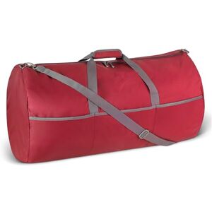 Amazon Essentials 82 cm (32,4 tum) extra stor vikbar duffelväska i nylon för resa/förvaring med blixtlåsfickor, 150 liter (9 254 kubiktum), kapacitet 22,7 kg (50 lbs), röd (tidigare Amazon Basics) Amazon Essentials 82 cm (32,4 tum) extra stor vikbar duffelväska i nylon för resa/förvaring med blixtlåsfickor, 150 liter (9 254 kubiktum), kapacitet 22,7 kg (50 lbs), röd (tidigare Amazon Basics)