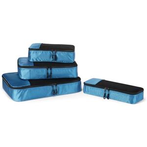 Amazon Essentials 4-delat set med packkuber, resetillbehör, bagageorganisatör med dubbel dragkedja, nätöverdel, 100 % polyester, liten/medlestor/stor/smal, himmelsblå (tidigare Amazon Basics) Amazon Essentials 4-delat set med packkuber, resetillbehör, bagageorganisatör med dubbel dragkedja, nätöverdel, 100 % polyester, liten/medlestor/stor/smal, himmelsblå (tidigare Amazon Basics)
