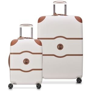 DELSEY Bagage Chatelet 61 cm (24 tum) Spinner, Champagne vit, 2 Piece Set 21/28, Chatelet hård sida bagage med spinner-hjul DELSEY Bagage Chatelet 61 cm (24 tum) Spinner, Champagne vit, 2 Piece Set 21/28, Chatelet hård sida bagage med spinner-hjul
