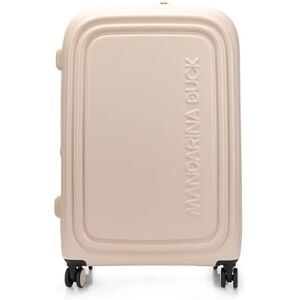 Mandarina Duck Mandarina Anka logotyp + vagn stor EXP, Vit mocha, Logotyp: Mandarina Duck Mandarina Anka logotyp + vagn stor EXP, Vit mocha, Logotyp: